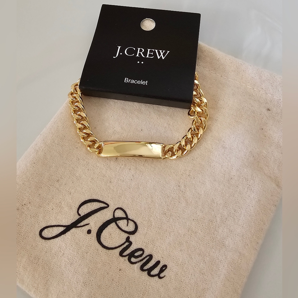 J.Crew ID Chain Bracelet NEW WITH TAGS